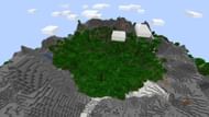 The jungle is surrounded by peaks (Image via Minecraft)